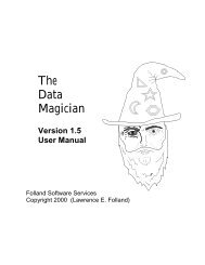 Data Magician 1.5 Documentation - Balboa Software
