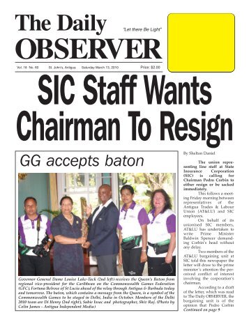 The Daily - Antigua Observer Newspaper