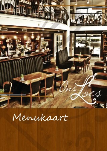 Menukaart - Ons Loes