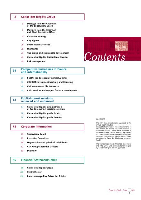 Annual Report - Caisse des Dépôts et Consignations