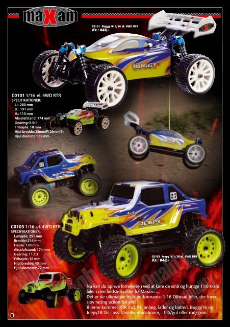 ny serie med brushless biler