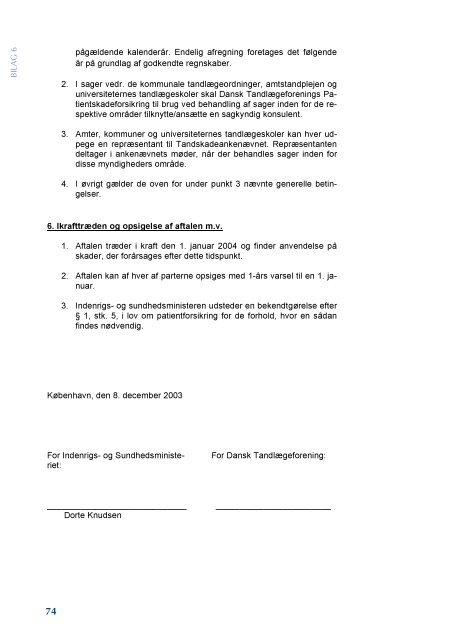 Udskriv Layout 1 - Tandlægeforeningens Patientforsikring