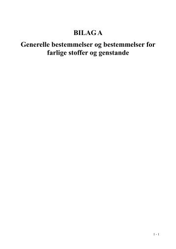 Del 1. Generelle bestemmelser (.pdf) - Politi