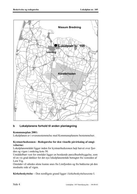 105 - for et boligområde ved Nørrebjerg, Lemvig - Lemvig Kommune