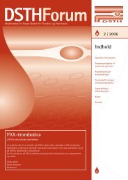 2 | 2006 - Dansk Selskab for Trombose og Hæmostase