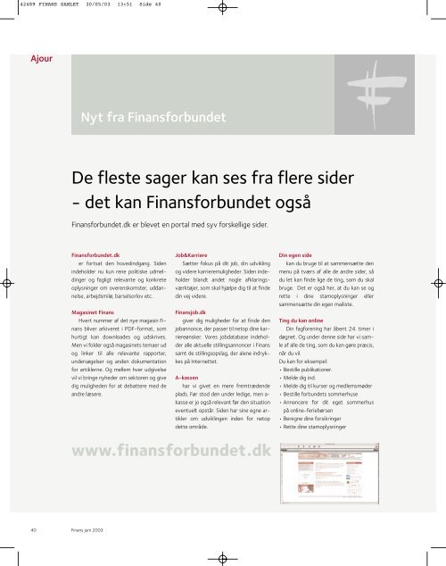 Finans i pdf-format - Union in Nordea