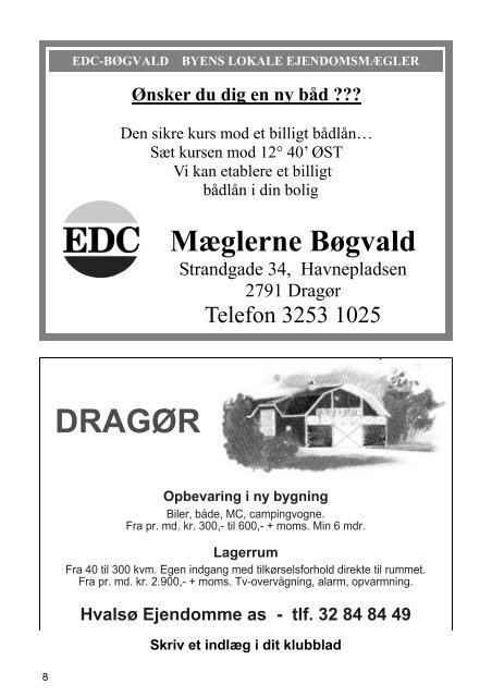 Nr. 1 Marts 2009 36. årgang - Dragør Sejlklub