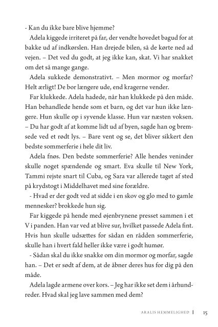 Hent 3 gratis kapitler fra Aralis Hemmelighed - Forlaget Facet