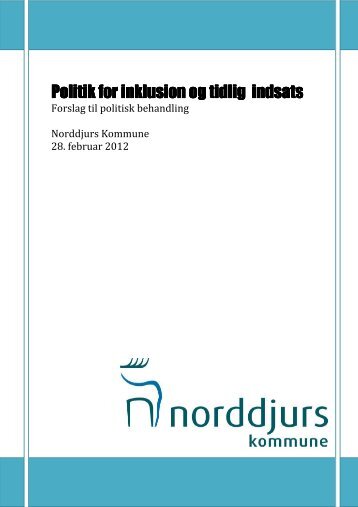 Punkt 10 Politik for inklusion og tidlig indsats ... - Glesborg Skole