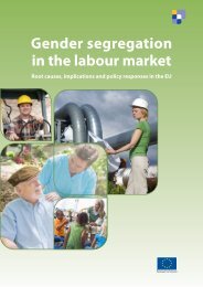 Gender segregation in the labour market - European Commission ...