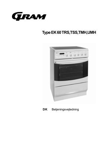 Type EK 60 TRS,TSS,TMH,UMH - GRAM Service WEB Finland