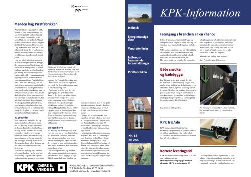KPK-information nr. 12 - KPK Vinduer