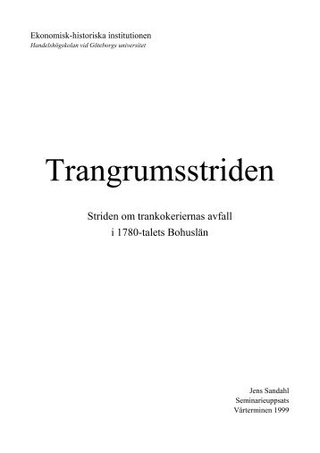 Trangrumsstriden - Sandahl, Jens