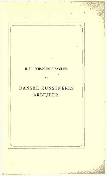 DANSKE KUNSTNERES ARBEJDER.