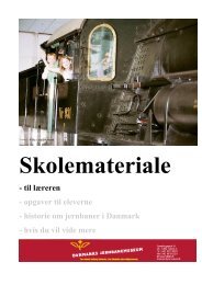 Lærerens materiale - Danmarks Jernbanemuseum