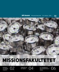 MF-bladet - Menighedsfakultetet Teologi Århus Teologisk ...