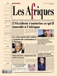 L'Occident s'autorise ce qu'il interdit à l'Afrique