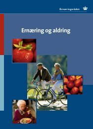 Ernæring og aldring - og Ernæringsrådet