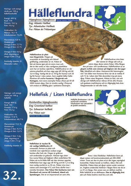FAKTA OM FISK & SKALDJUR - Svensk Fisk
