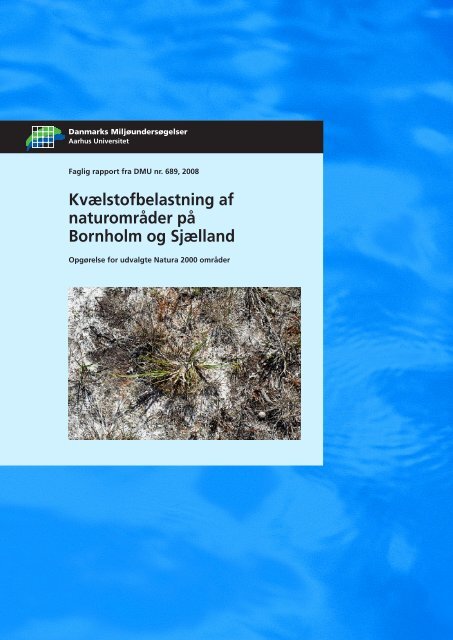 Kvælstofbelastning af naturområder på Bornholm og Sjælland