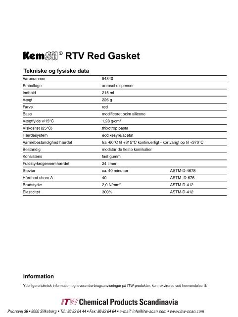 RTV Red Gasket tds.indd - KEMA