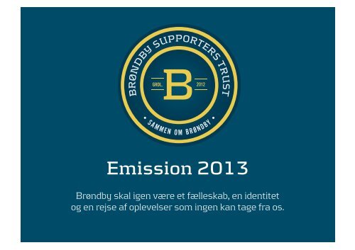 Emission 2013 - Brøndby Supporters Trust