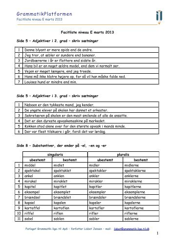 GrammatikPlatformen - Grammatik-lige-til.dk