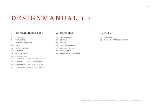 designmanual 1.1 - Folkekirken