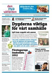 2012 års DNV-tidning (pdf-fil) - Stiftelsen Den Nya Välfärden