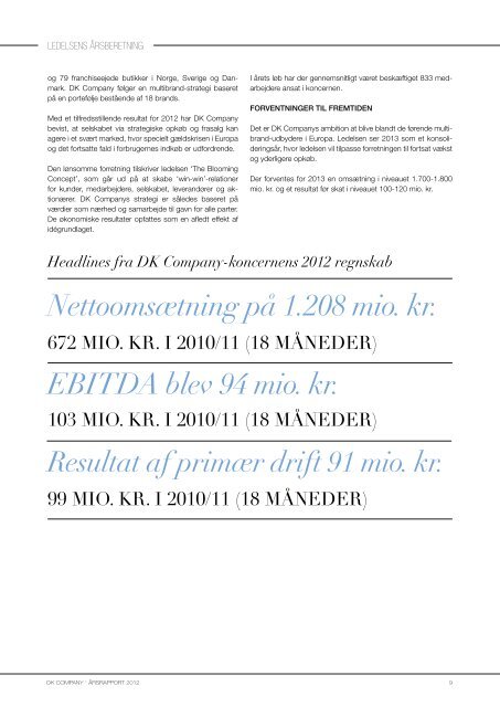 DK Company a/S Årsrapport 2012 - GlobeNewswire