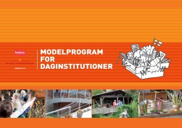 ModelprograM for daginstitutioner - Erhvervsstyrelsen