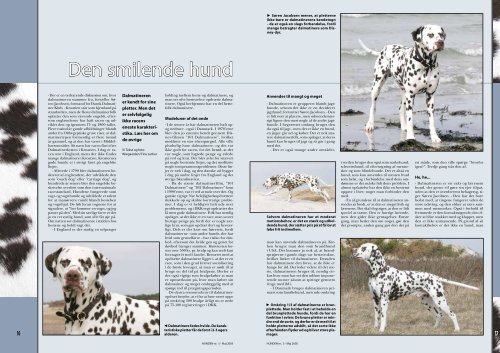 PDF-file: Dalmatiner - Dansk Kennel Klub