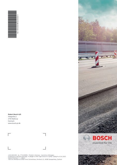 Bosch: Fokus på hurtighed.