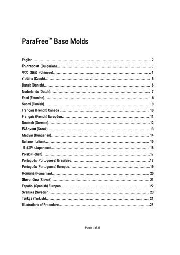 ParaFree™ Base Molds - Leica Biosystems