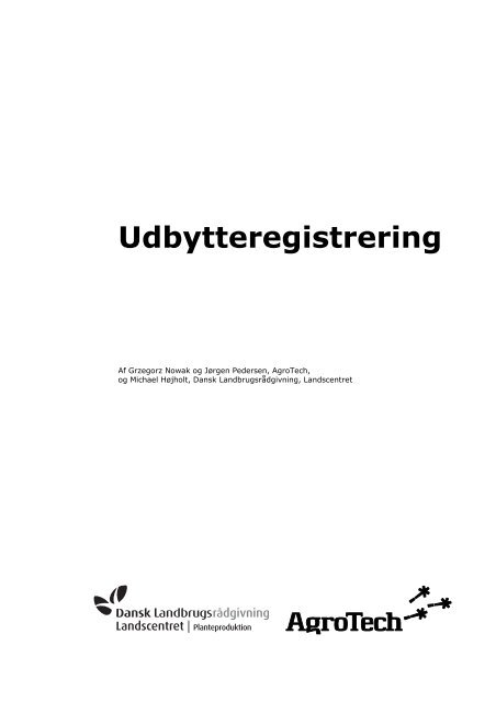 Udbytteregistrering - LandbrugsInfo