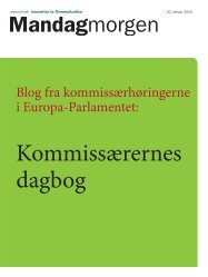 Kommissærernes dagbog - Mandag Morgen