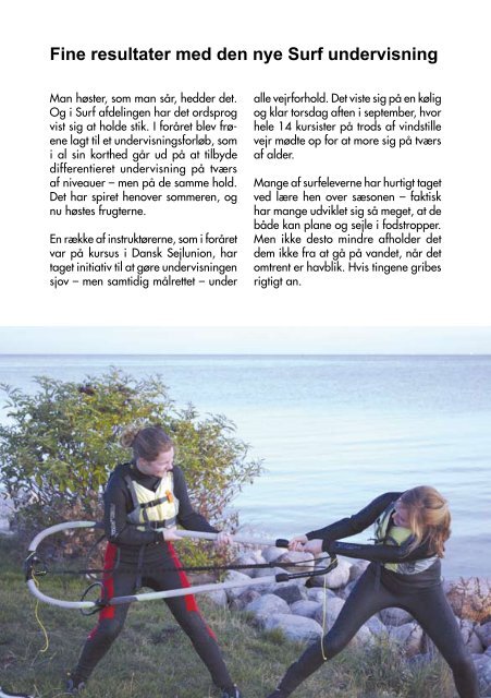 NB NYT Oktober 2009 - Nivå Bådelaug - Sejl eller Surf i Nivå ...