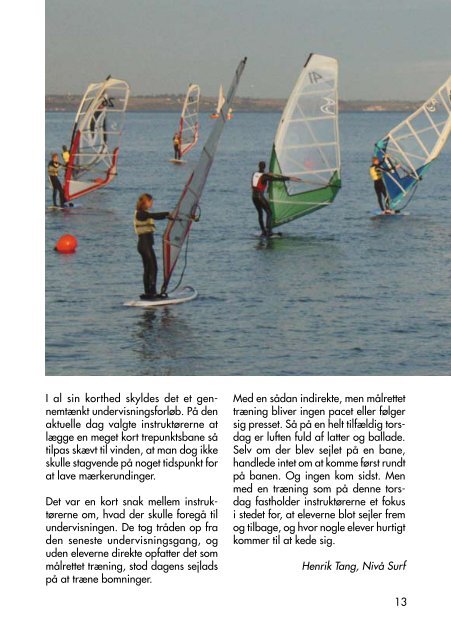 NB NYT Oktober 2009 - Nivå Bådelaug - Sejl eller Surf i Nivå ...