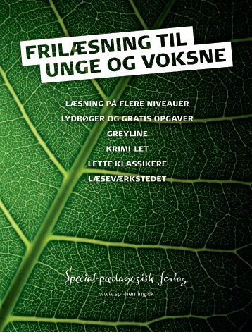 Frilæsning til unge og voksne – Katalog fra SPF - spf – nyheder . dk