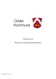 Odder Kommune REGULATIV FOR ... - Renosyd