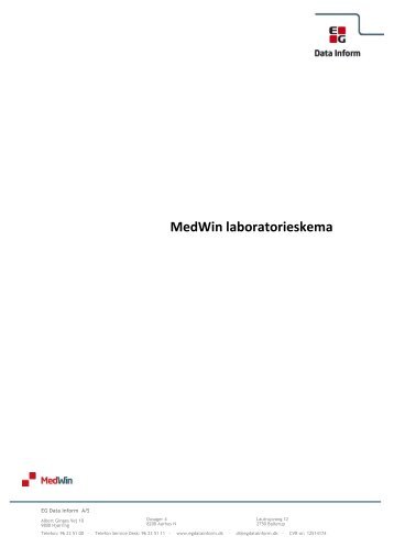 MedWin laboratorieskema - DAK-e
