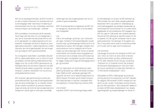 ÅRSRAPPORT 2012 - EKF