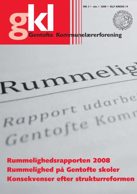 okt 2008:Opsætning - Gentofte Kommunelærerforening