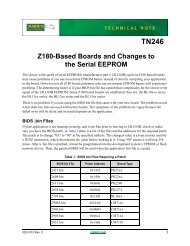 TN246 Z180-Based Boards and Changes to the Serial EEPROM