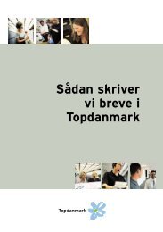 Sådan skriver vi breve i Topdanmark