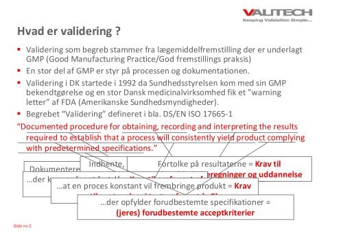 Hvad er validering - DKCS