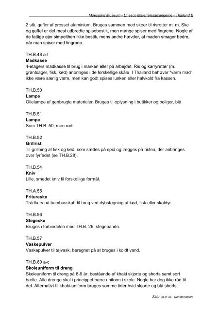 Download tekstsamlingen til Thailand B samlingen (pdf) - Moesgård ...