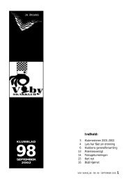 Klubblad nr. 98 - Viby Skakklub