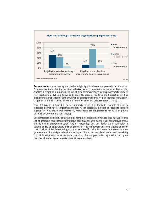 EVALUERING AF PROJEKTER DER HAR ... - Oxford Research