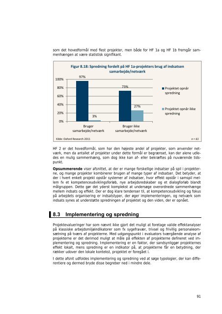 EVALUERING AF PROJEKTER DER HAR ... - Oxford Research